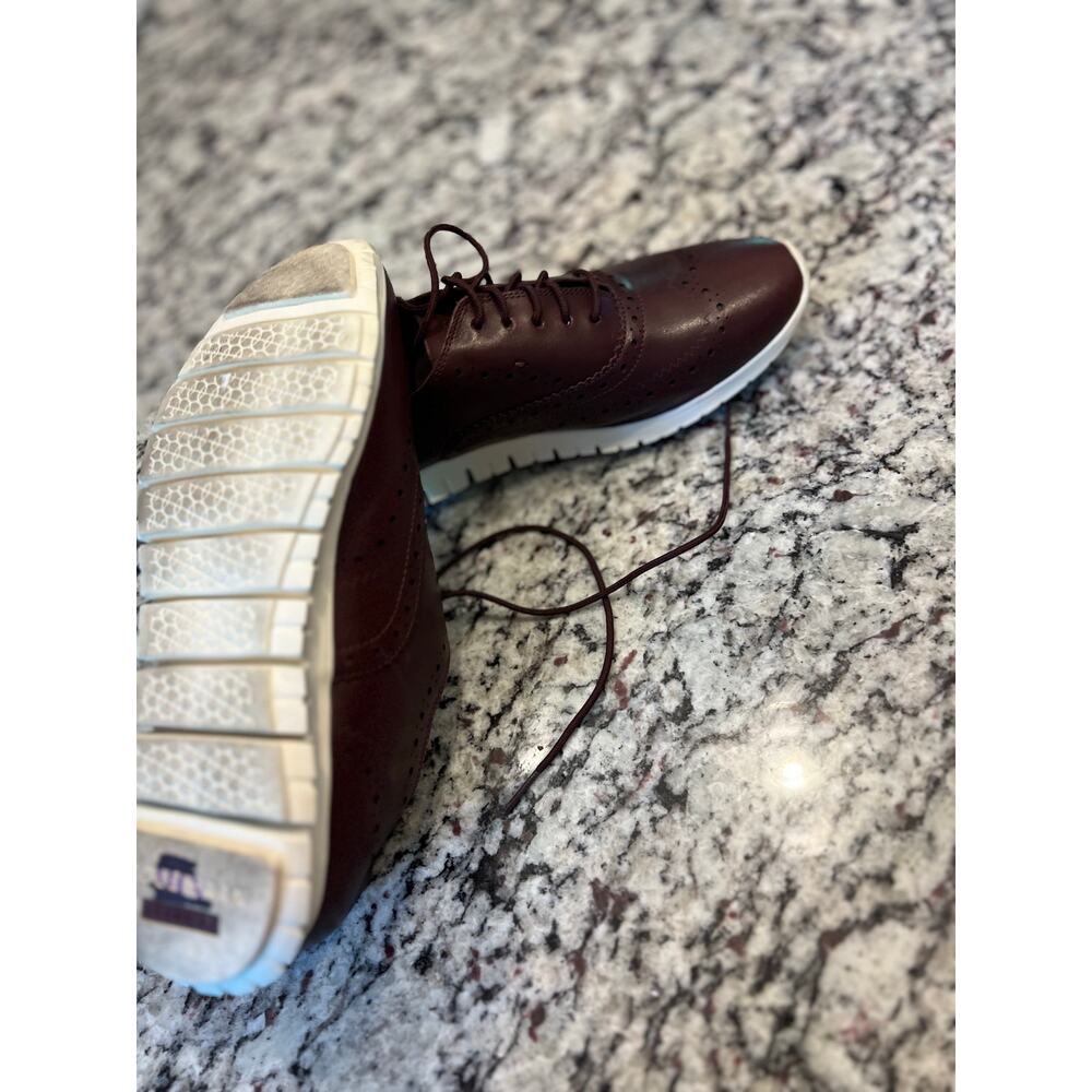 Cole Haan ZERØGRAND Wingtip Oxfords burgundy women’s size 10 - Picture 13 of 15